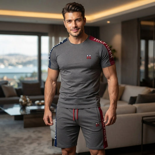 Compleu de vara barbat - Signature Grey
