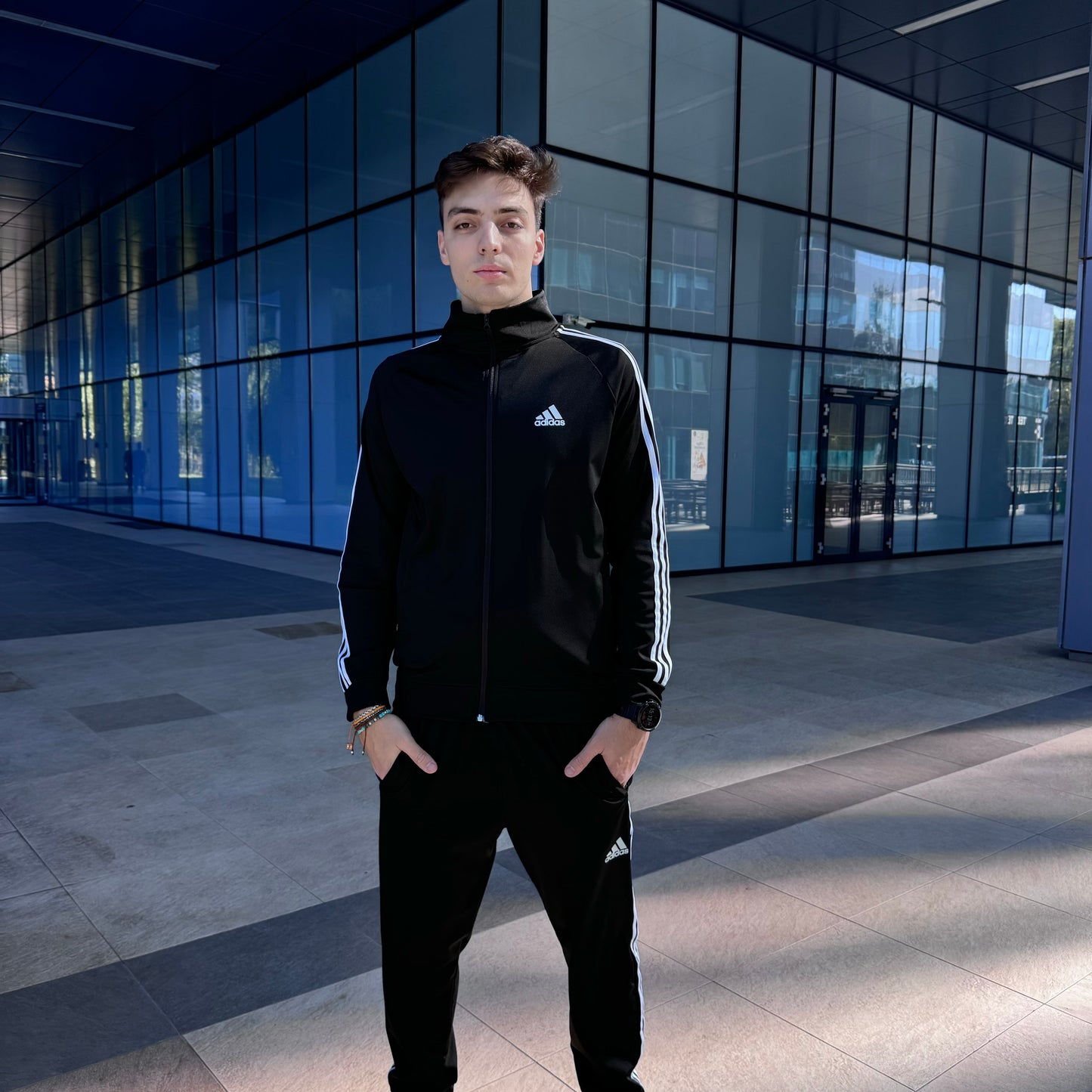 Trening de bărbat - Easy Black Stripes