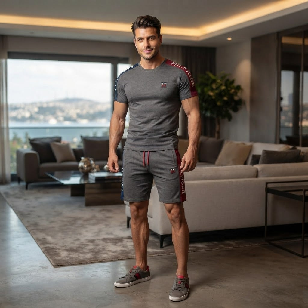 Compleu de vara barbat - Signature Grey
