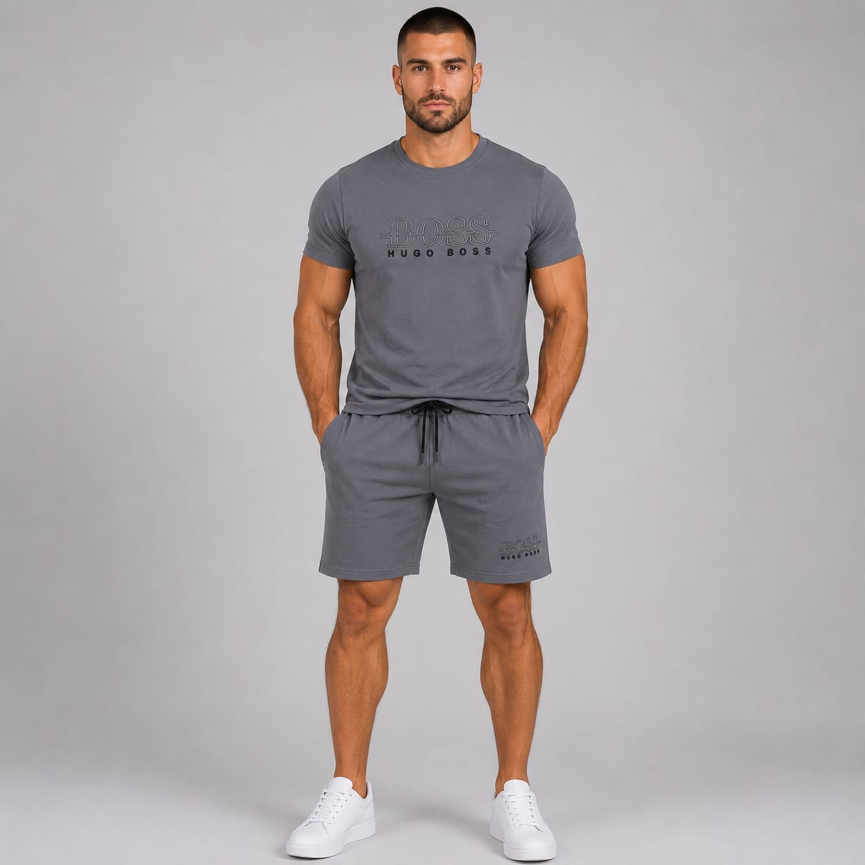 Compleu de vara barbat - Grey Rhythm